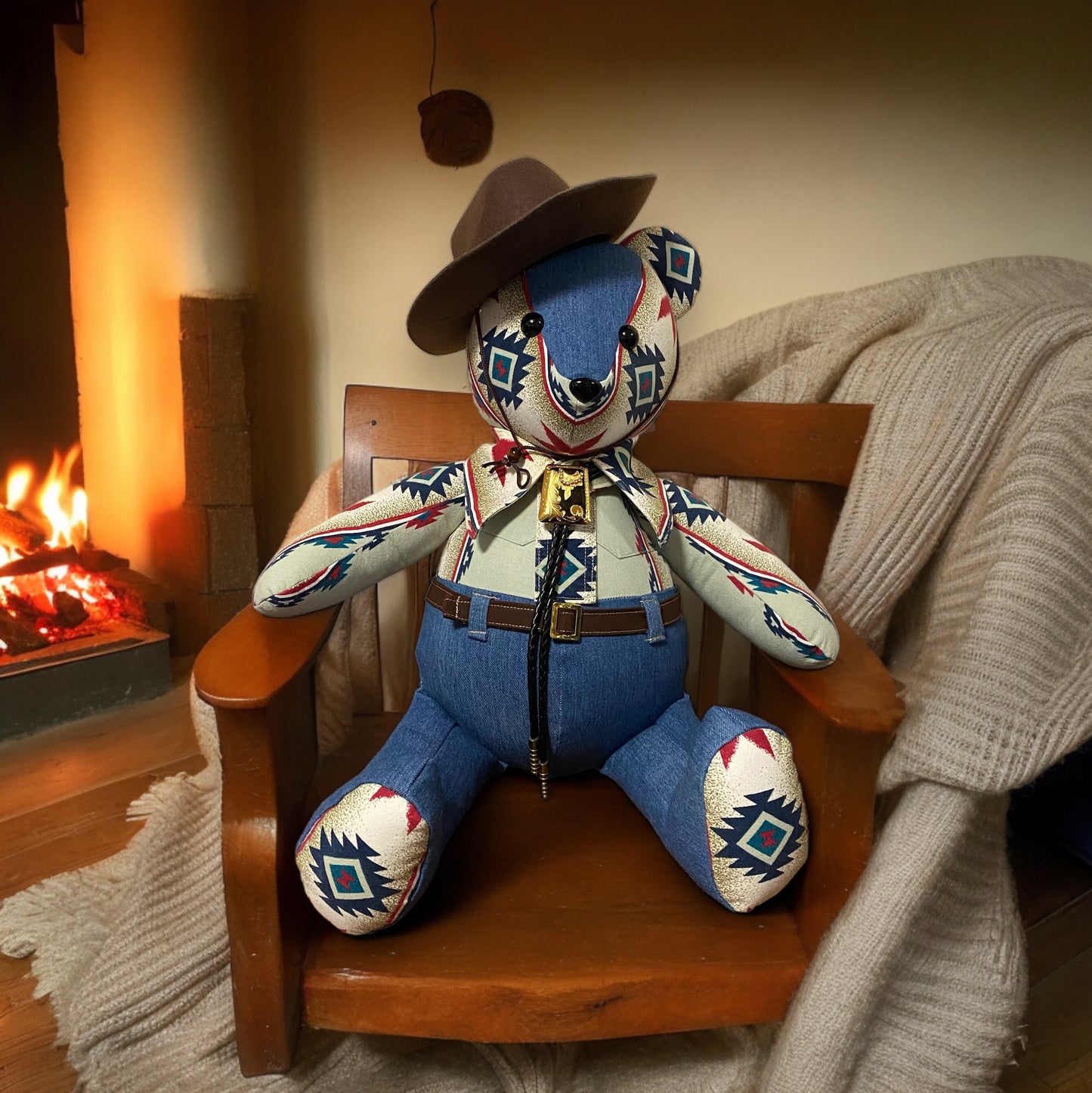 Teddy Bear Memory Keepsake 18" Tall