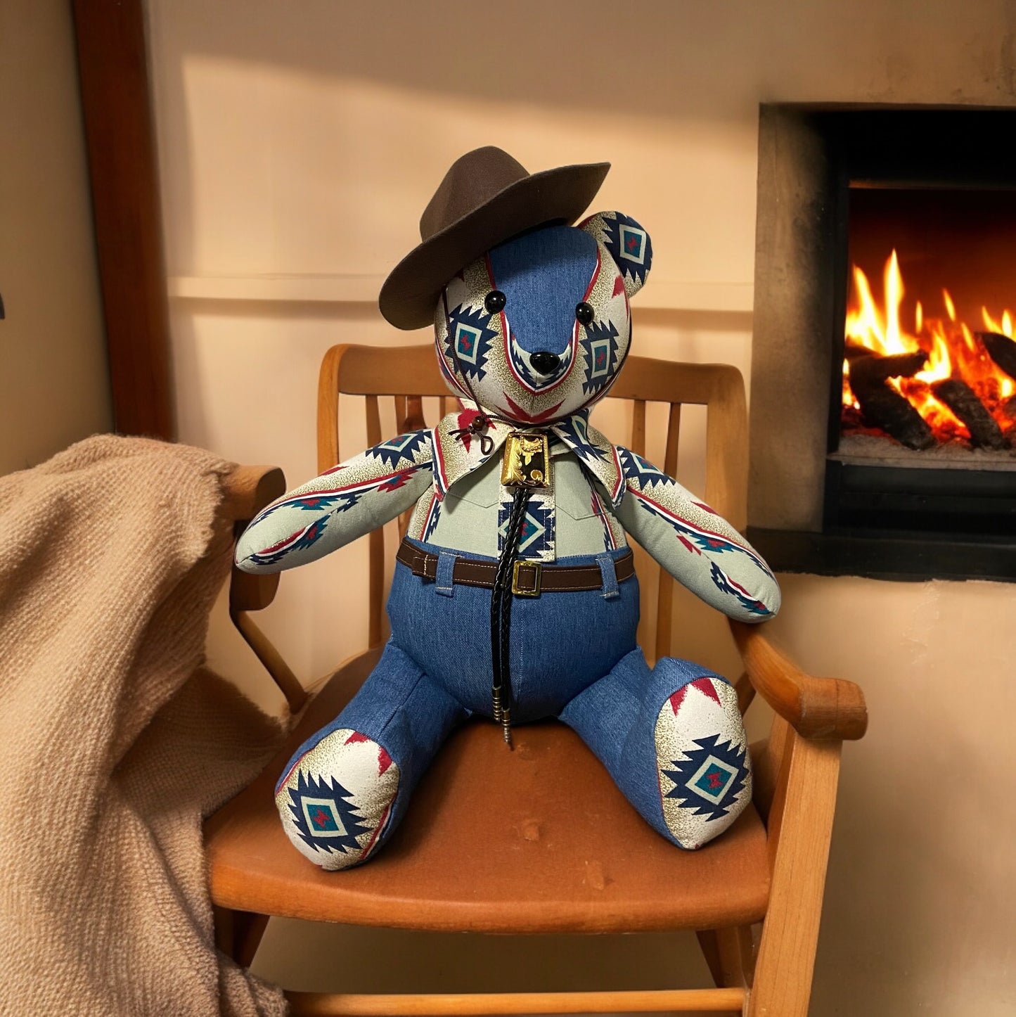 Teddy Bear Memory Keepsake 18" Tall