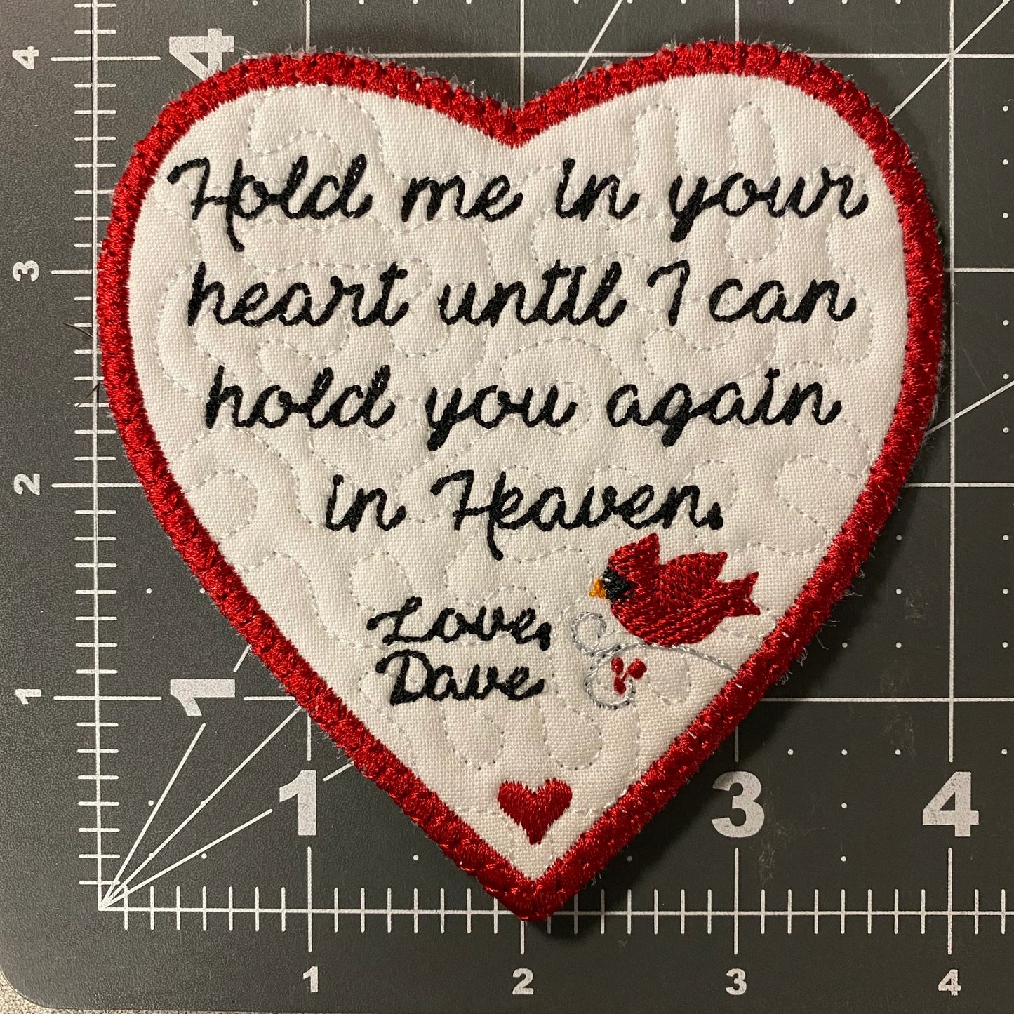 Personalized Cardinal Memory Patch
