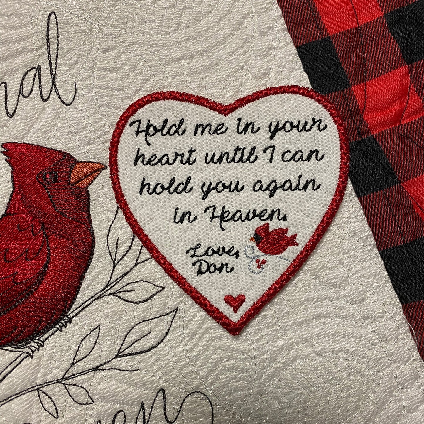Personalized Cardinal Memory Patch