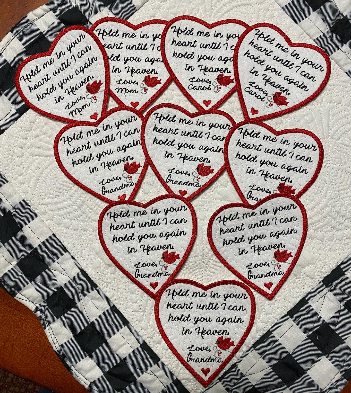 Personalized Cardinal Memory Patch