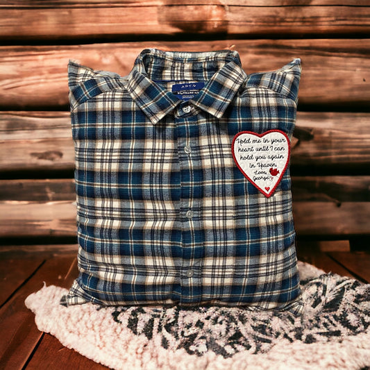 Memory Pillow From Loved One's Clothing With Collar