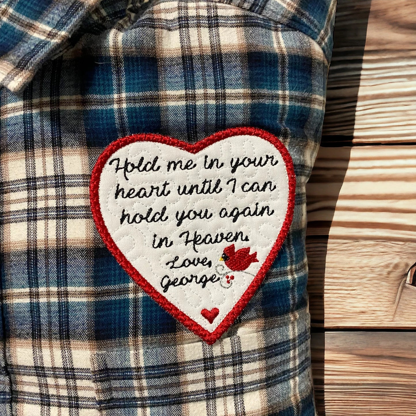 Memory Pillow From Loved One's Clothing With Collar