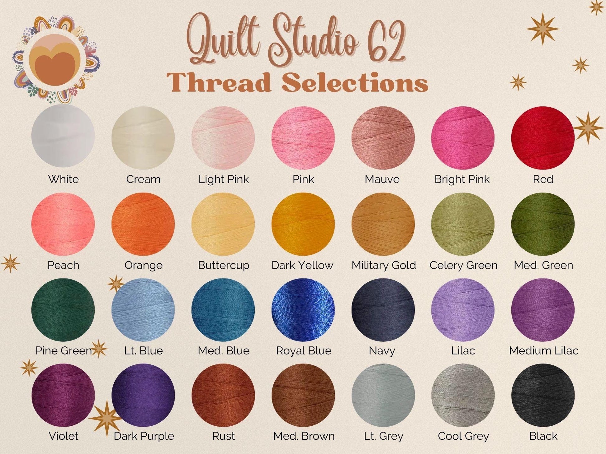 Personalized Quilt Label With Heart and Simple Frame